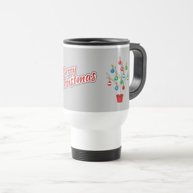 Julbare Gren Träd - God jul Resemugg (Framsida höger)
