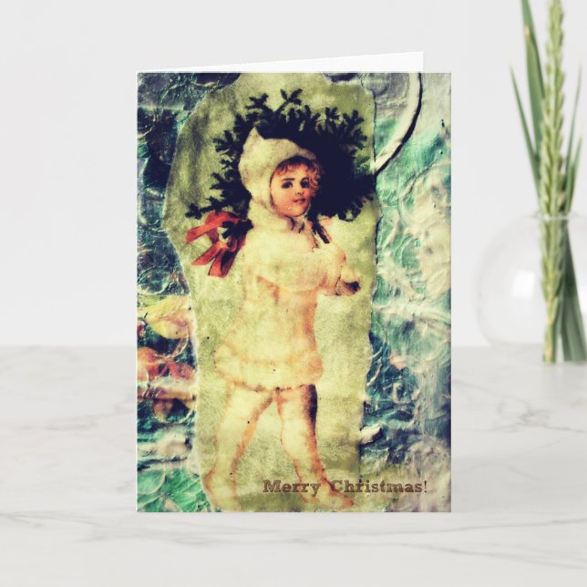 Julbarn Helgkort (Framsida)