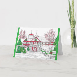 Julbarns hälsningskort tack kort