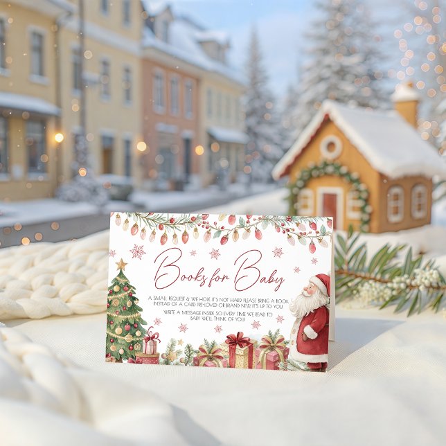 Julbarnspresentbok för bebis-kort tilläggskort (Skapare uppladdad)