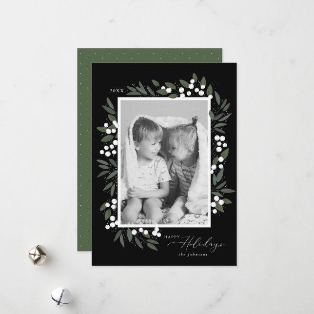 Julbärskort för högtider julkort (Fram/Back In Situ)