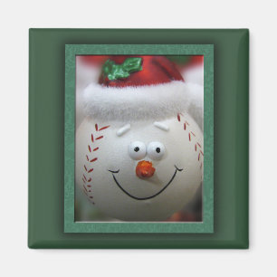 Julbaseballmagnet Magnet