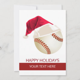 Julbaseboll Boll Tomte Hatt kort