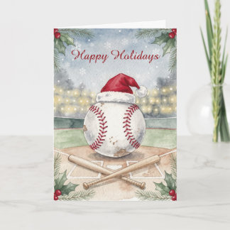 Julbaseboll julkort helgkort
