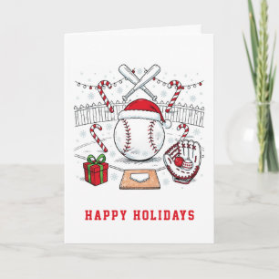 Julbaseboll julkort helgkort