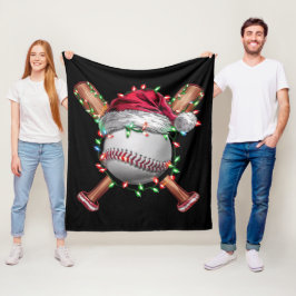 Julbaseboll Tomte Sport Jul Julfirande Fleecefilt