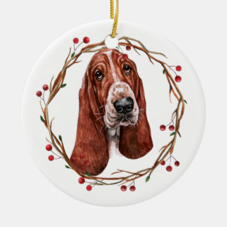 Julbasset Hound Ornament