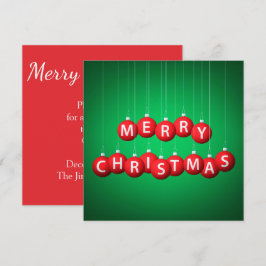 Julbauber Inbjudningar