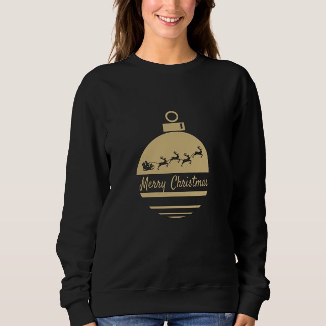 Julbauble God jul T Shirt (Framsida)