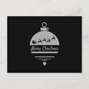 Julbauble God jul Vykort