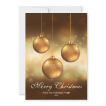 Julbbler med gyllene Gulter med Anpassningsbar