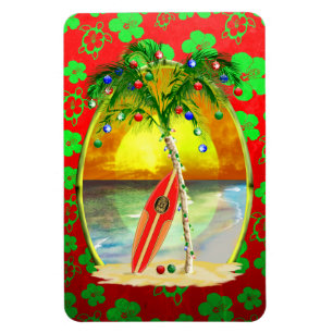 Julbeach Sunset Magnet
