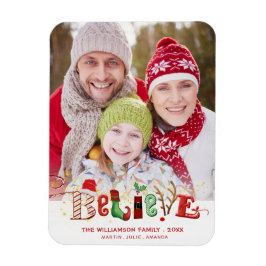 JulBELIVE Photo Namn Nostalgic Magnet