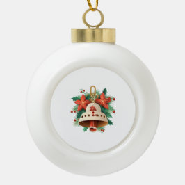 Julbell Julgranskula Keramik