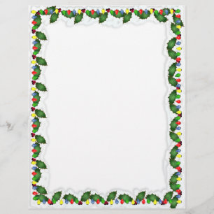 Julbelysning brevpapper reklamblad