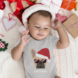 Julbelysning Fawn Fransk Bulldog T Shirt