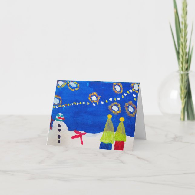 Julbelysning Helgkort (Framsida)