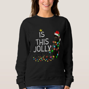 Julbelysning med humörkatten Är detta glada nog Ja T Shirt