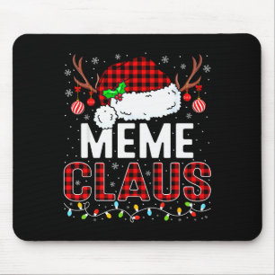Julbelysning Meme Claus Familj Matchande Xmas P Musmatta