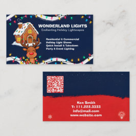 🎅🏼Julbelysning QR Vcard Visitkort
