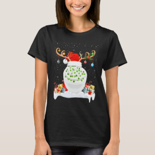 Julbelysning Ren Tomte Hatt Syrkram Kristus T Shirt