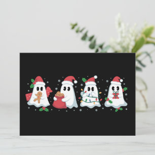 Julbelysning Söt Spöklik Jul Boo Julkort
