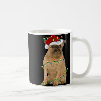 Julbelysning Tomtehatt Bryssel Griffon Hund Jul Kaffemugg
