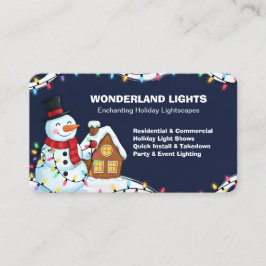 🎄 Julbelysningsinstallation QR Visitkort