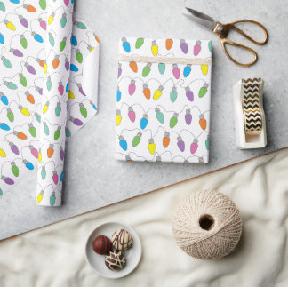 Julbelysningsmönster Presentpapper