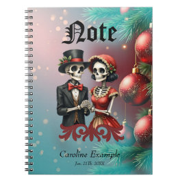 Julbenromans, Ett festligt skelettpar. Anteckningsbok