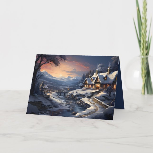 Julbergshydda Helgkort (Framsida)