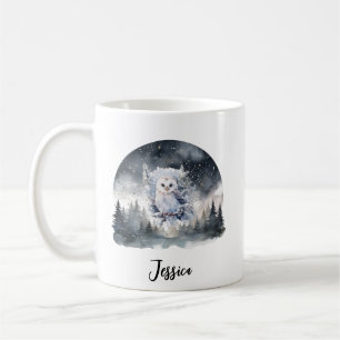 Julbergsskogen Äventyr Uggla Art Kaffemugg