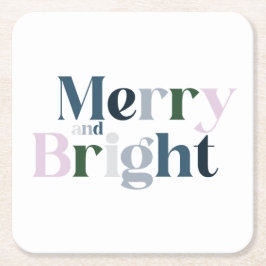 Julberöm och ljust teckensnitt underlägg papper kvadrat