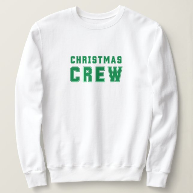 Julbesättningens grönt t shirt (Design framsida)