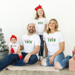 Julbesättningsfamiljen Unisex Shirt T Shirt<br><div class="desc">Vi lägger alltid till nya mönster varje dag!</div>