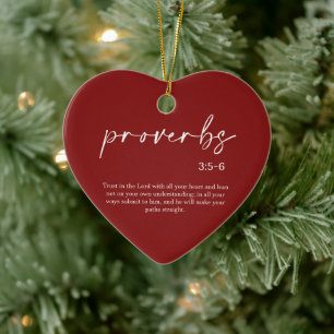 Julbibel Verse Ceramic Ornament