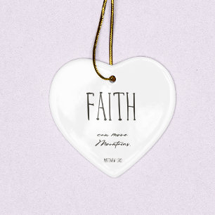 Julbibel Verse Faith Ceramic Ornament
