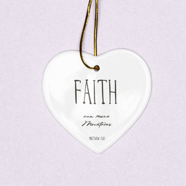 Julbibel Verse Faith Ceramic Ornament (Skapare uppladdad)