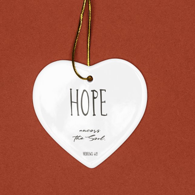 Julbibel Verse Hope Ceramic Ornament (Skapare uppladdad)
