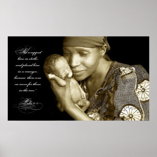 Julbibelverse. Foto som tas i Rwanda 2007. Poster