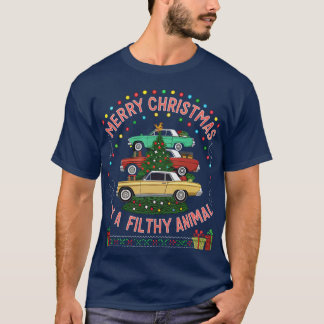 Julbil Grafik Festive Helgdag T-shirt