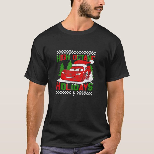 Julbilar Blixt High Octane Helgdagars T Shirt (Framsida)