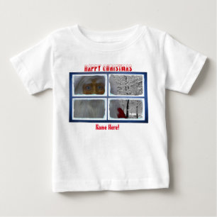 Julbild för Småbarn-Ruffle-Tee T Shirt