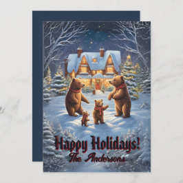 Julbjörn 12, Glad helg, julkort Inbjudningar