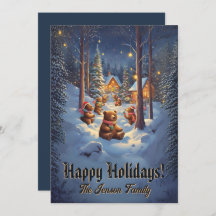 Julbjörn 13, Glad helg, julkort