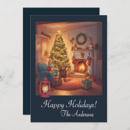 Julbjörn 9, Glad helg, julkort Inbjudningar