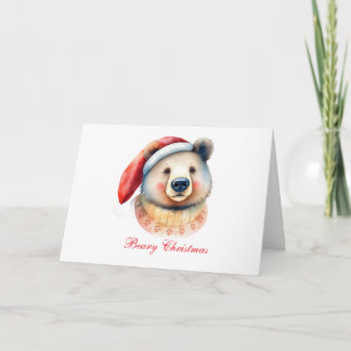 Julbjörn Beary Tack Kort
