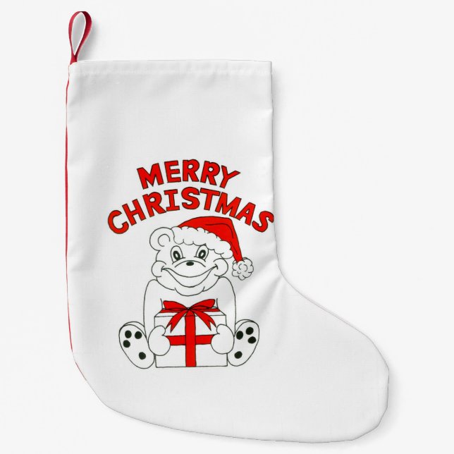 Julbjörn Liten Julstrumpa (Framsidan)
