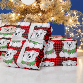 Julbjörn unge, polar av brödbär, brödsäd presentpapper