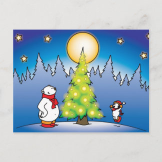 Julbjörnar Helg Vykort